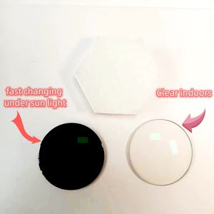 <span class=keywords><strong>Lentilles</strong></span> ophtalmiques photochromiques grises SHMC, 1,56, bifocales, invisibles, à mélange progressif, revêtement photo gris Criza, sans couleur de base - Product Image 2