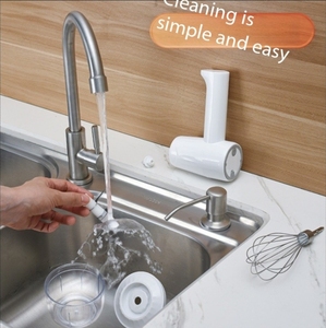 Batteur à œufs électrique sans fil rechargeable, mixeur portatif 2 en 1, robot culinaire, fouet, outil de pâtisserie - Product Image 6