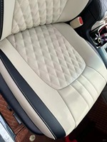 Smartness Luxuriöse Leder-Sitzbezüge im Schlichten Stil für Ford-Serien SUVs Anpassbar für Modelle Golf Polo Tiguan Jetta Passat