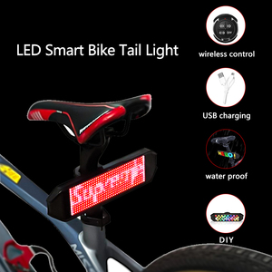 Luz led electrónica para bicicleta, pantalla inteligente programable por aplicación, para motor - Product Image 5