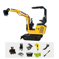 Mini-excavatrices compactes E.P haute performance de bonne qualité 1,8 tonne 2,5 tonnes 3,5 tonnes pour la construction et l'agriculture