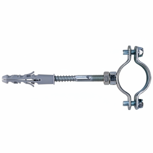 BRM 1 \ "1215 1/2 VORPA collare in acciaio con tassello in Nylon sistema di misura metrica finitura zinco personalizzabile per morsetto - Product Image 1