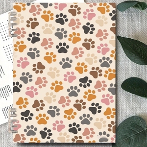 Buku catatan cetak cakar anjing terikat longgar dengan 120 halaman yang diatur untuk dijual <span class=keywords><strong>Notebook</strong></span> perjalanan persediaan jurnal dapat disesuaikan Spiral - Product Image 3