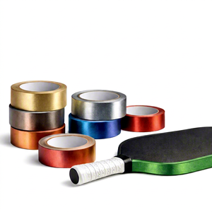 Custom metallic <b>Pickleball</b> Paddle Edge Guard Tape 760x23mm 760x26mm Flexible Scratch Protection for Curved <b>Racket</b> Edge - Product Image 1