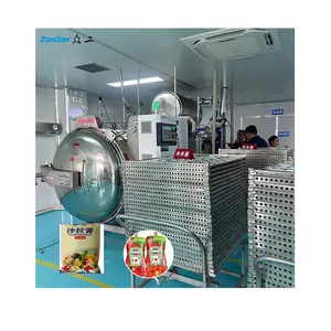 Automatische Dosen lader-und Entlade maschine für den Sterilisation retorte skorb/Entlädt den Retorte skorb automatisch