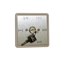 Interruptor de Llave con Selector de Funciones de 3 Velocidades OUTUS ES200 con Cilindro de Bloqueo Importado para Controlador de Puerta Corredera Automática