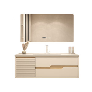 Meuble de salle de bain intelligent moderne avec vasque en céramique sans joint intégrée - Product Image 6