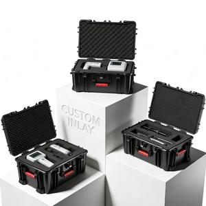 OEM ODM IP67 XL Large Size Customized EVA Foam Inside Hard <strong>ABS</strong> Plastic Tools Equipment Flight Carry <strong>Case</strong> with Trolley and Wheels - Product Image 5