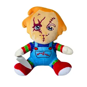 DL61735ตุ๊กตาผ้ากำมะหยี่รูปผีชัคกี้สีสันสดใสของเล่นตุ๊กตาสุดสยองสุดฮา