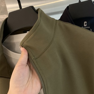 เสื้อแจ็คเก็ตผู้ชายคอตั้งลายหัวใจ สไตล์สตรีทแวร์ ผ้ามิตุงเกะเนื้อเครปถัก สำหรับฤดูใบไม้ร่วง รุ่นใหม่จาก Mountain Outdoor Cattle Washed - Product Image 4