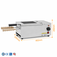 Máquina Eléctrica Comercial para Chimney Cake, Horno Húngaro para Kurtos Kalacs, Fabricante de Panecillos de Acero Inoxidable para Helados