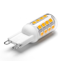 Ampoule LED AC 230V à culot G9, lumière blanc chaud 3W, dimmable, IRC 80, tubes de remplacement 2700K-6000K, lampe résidentielle, conforme RoHS, fabriquée en Chine