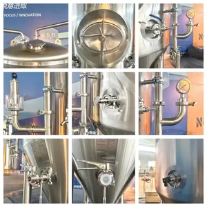 1500L individueller Mikro-Brauer fermentator 304 Edelstahl konischer Bierbehälter zu verkaufen