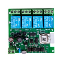 Module d'interrupteur intelligent WiFi pour la maison, commande à distance par application, sans fil RF433, 7-32V 220V, relais, passerelle Zigbee, hub Tuya, relais Zigbee, interrupteur 4 canaux