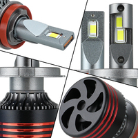 Phares LED Espomosu c Faisceau Hi Lo H7 H4 H11 9006 9005 Ip68 Étanche 6000k 120W M8 Pro Phares LED pour voiture universelle