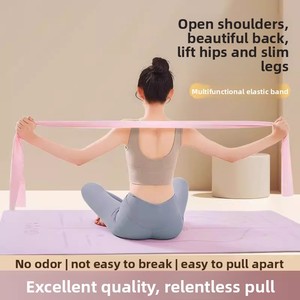 Bande de Résistance en Latex Haute Élasticité <span class=keywords><strong>pour</strong></span> Entraînement des Fessiers, Sangle de Yoga Durable <span class=keywords><strong>pour</strong></span> Étirements, Remodelage Corporel, Exercices des Jambes et des Bras, Utilisation à Domicile ou en Salle de Sport - Product Image 2