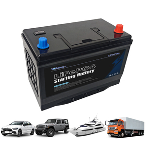 แบตเตอรี่สตาร์ทเตอร์ 12V 1000CCA 80Ah รองรับระบบ Start-Stop ได้ มาตรฐาน ROHS แบตเตอรี่ลิเธียมสตาร์ทเตอร์ ใช้แทนแบตเตอรี่ตะกั่ว-กรด - Product Image 1