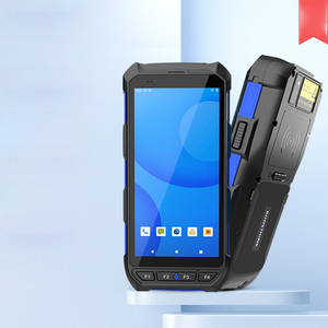 Industrial Android 13 4G PDA genggam <span class=keywords><strong>Terminal</strong></span> <span class=keywords><strong>Data</strong></span> ponsel 1D 2D kode <span class=keywords><strong>QR</strong></span> NFC pembaca RFID IP65 pemindai kode batang - Product Image 3