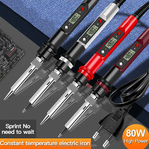 Kit de fers à <span class=keywords><strong>souder</strong></span> électriques régulateur de température <span class=keywords><strong>fer</strong></span> électrique 80W haute puissance kit de <span class=keywords><strong>fer</strong></span> à <span class=keywords><strong>souder</strong></span> pour réparation mobile - Product Image 5