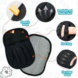 ถุงมือกำจัดขนสัตว์เลี้ยงแบบพกพา ป้องกันไฟฟ้าสถิต สำหรับสุนัขและแมว - Product Image 2