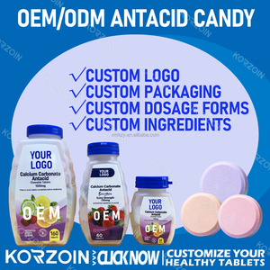 Cina produttore Oem <span class=keywords><strong>Nature</strong></span> <span class=keywords><strong>Made</strong></span> dietetico calcio magnesio zinco vitamina D3 antiacido pastiglia masticabile per bruciore di cuore - Product Image 4