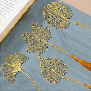 Most Popular Custom Floral Souvenir Cute Cartoon Bookmarks Set for Engraving