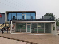 Maison préfabriquée en forme de capsule Apple Cabin, certifiée CE AS4964 SAA, maison modulaire préfabriquée, taille personnalisée 5,8 m, 8,5 m, 11,5 m