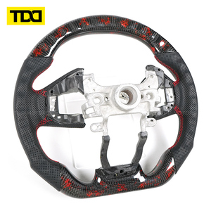 Volant de course en fibre de carbone véritable TDD LED pour Honda Civic, personnalisable - Product Image 2