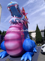 Dragon gonflable géant Cartoon Blow Up Personnage de dragon gonflable pour la publicité extérieure