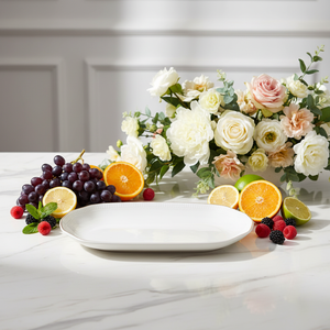 Elegant Luxury Bone China <b>Dinnerware</b> <b>Sets</b> with Gold Trim Eco-Friendly Utensils Kit for Hotel Camping & Wedding Use - Product Image 2