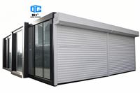 Maison en acier Garage pliant Installation rapide 20 pieds Maison conteneur pliable Cabine étanche pour camping Chantier