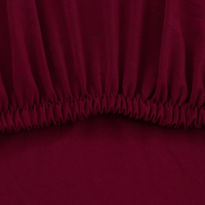 Housse de chaise en spandex couleur rouge vin, extensible, élastique, fundas para sillas, housse de chaise pour salle à manger - Product Image 4