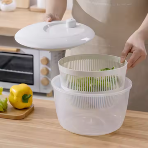 Salad Vegetable Dehydrator Kitchen Multifunctional Dishwashing Draining <b>Basket</b> Fruit Dumping Machine Fruit And Vegetable - Product Image 5