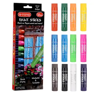 Kids Paint Stick Tempera Paint Sticks for Kids Washable Quick