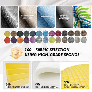 Coussins de <span class=keywords><strong>remplacement</strong></span> en mousse matelassée pour l'extérieur, imperméables, amovibles, lavables, pour meubles de patio, <span class=keywords><strong>coussin</strong></span> de siège, <span class=keywords><strong>coussin</strong></span> de banc de marché intérieur - Product Image 2