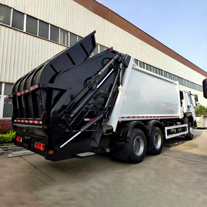 รถบรรทุกขยะ Sinotruk Sitrak 6x4 เกียร์ธรรมดา เครื่องยนต์ดีเซล บรรทุกด้านหลัง ขนาด 20 ลูกบาศก์เมตร พร้อมเครื่องอัดขยะ  มีเครื่องยนต์ ปั๊ม เกียร์บ็อกซ์ มอเตอร์ ขาย - Product Image 1
