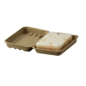 Boîte en pulpe blanche à faible MOQ, boîte en pulpe pressée à chaud, boîte en pulpe personnalisée pour l'emballage <span class=keywords><strong>de</strong></span> savons <span class=keywords><strong>de</strong></span> luxe - Product Image 1