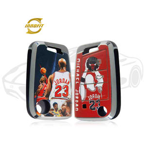 Innofit MX-0001 Personnalisation Coque de protection TPU pour clé de voiture étoiles basket-ball pour clés de voiture de marque - Product Image 1