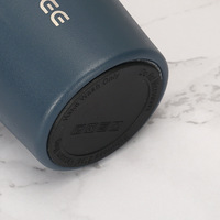 Tasse à café à affichage intelligent de la température Tasse de voyage isolée sous vide en acier inoxydable 304 Tasse thermos à double paroi