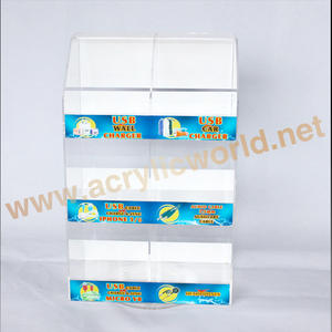 Présentoir d'accessoires de comptoir personnalisé de bonne qualité/présentoir de chargeur de câble USB présentoir en acrylique - Product Image 5