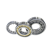 Roulement à rouleaux cylindriques à une rangée JHR pour machines textiles, acier chromé, cage en acier/laiton, précision P6