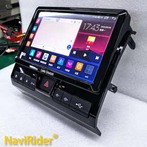 วิทยุติดรถยนต์ Carplay สำหรับ Toyota Land Cruiser LC76 ปี 2007-2025 ระบบ Android 14 เครื่องเล่นมัลติมีเดีย วิดีโอ GPS นำทาง จอสัมผัส สเตอริโอ - Product Image 1