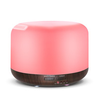 CPYP – humidificateur à bouche ronde, diffuseur d'huile essentielle et d'arôme, 300ML pour le bureau, la maison, l'étude, Spa avec 7 lumières de couleur