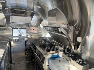 Kiosque alimentaire mobile Restauration Remorque alimentaire entièrement équipée Pizza Bar Burger Shawarma Camion rapide - Product Image 6