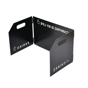 Parabrisas para Estufa de Camping Zaniko, Plegable en Tres Partes, Resistente al Viento, Retiene el Calor, Accesorio Portátil para Estufa de Gas - Product Image 2