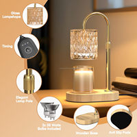 Nouveau décor à la maison aromathérapie cire fusion lampe en bois massif aromathérapie huile essentielle fusion bougie chambre atmosphère lampe