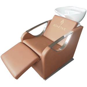 Verstellbare Elektrische Günstige Luxus-Station Baby-Massage-Waschbecken Rückwascheinheit Haarwaschschüssel und Friseursalon-Shampoo-Stuhl - Product Image 1