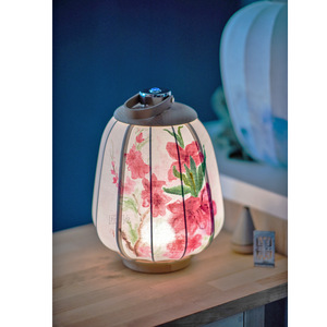 Zhongshan City Guyue Lighting Factory Touch Control <b>Led</b> <b>Table</b> Lamp Battery Powered Cordless <b>Bedside</b> Night Light With Floral - Product Image 1