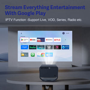 Nouveau projecteur intelligent amélioré, quad-core, WiFi6, ultra-rapide, sans fil, BT5.0, 4K HD, Android 13, <span class=keywords><strong>IPTV</strong></span>, 500 ANSI Lumens, HIFI, portable, 32 Go - Product Image 2