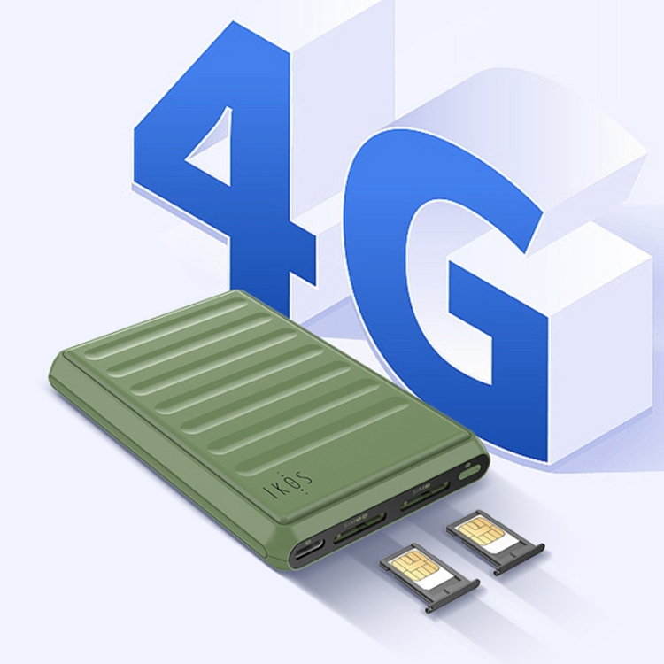 IKOS K7 Dual Standby SIM Adapter for iPhone - Compatible with USB